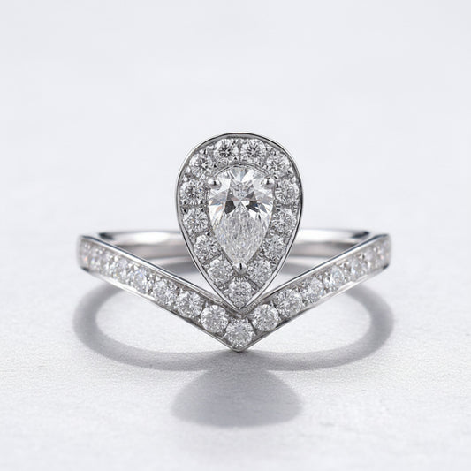 Queen Pear Diamond Ring – Aurelian