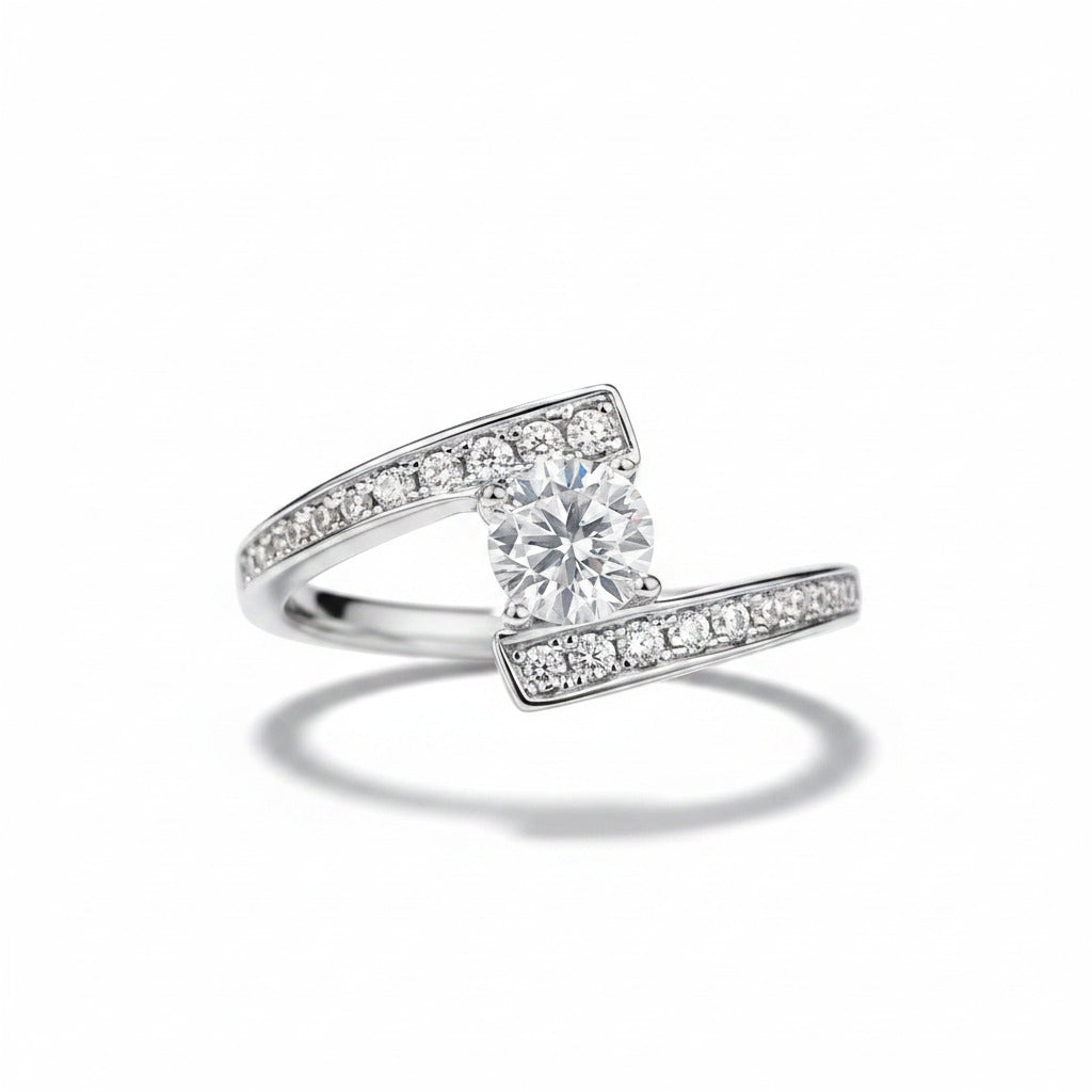 Cyclone Eye Diamond Ring – Aurelian