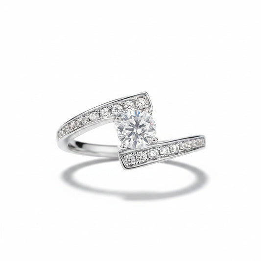 Cyclone Eye Diamond Ring – Aurelian