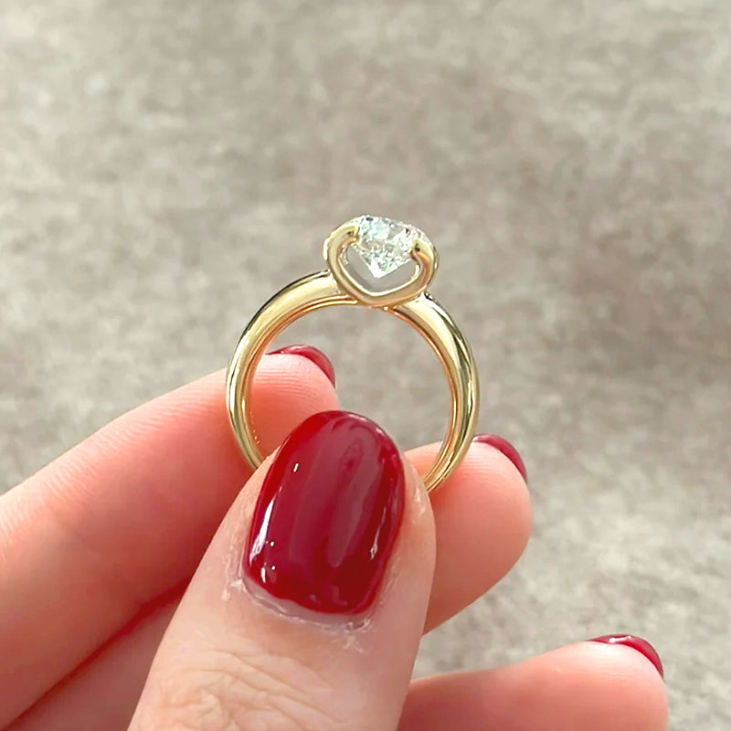 Tulip Setting Diamond Ring – Aurelian