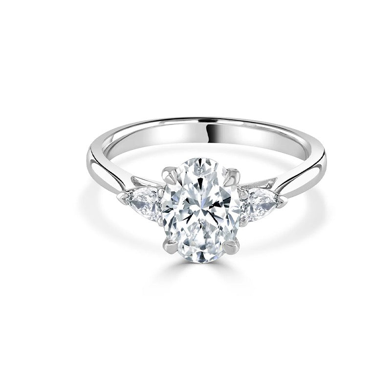 Pear Oval Diamond Ring – Aurelian