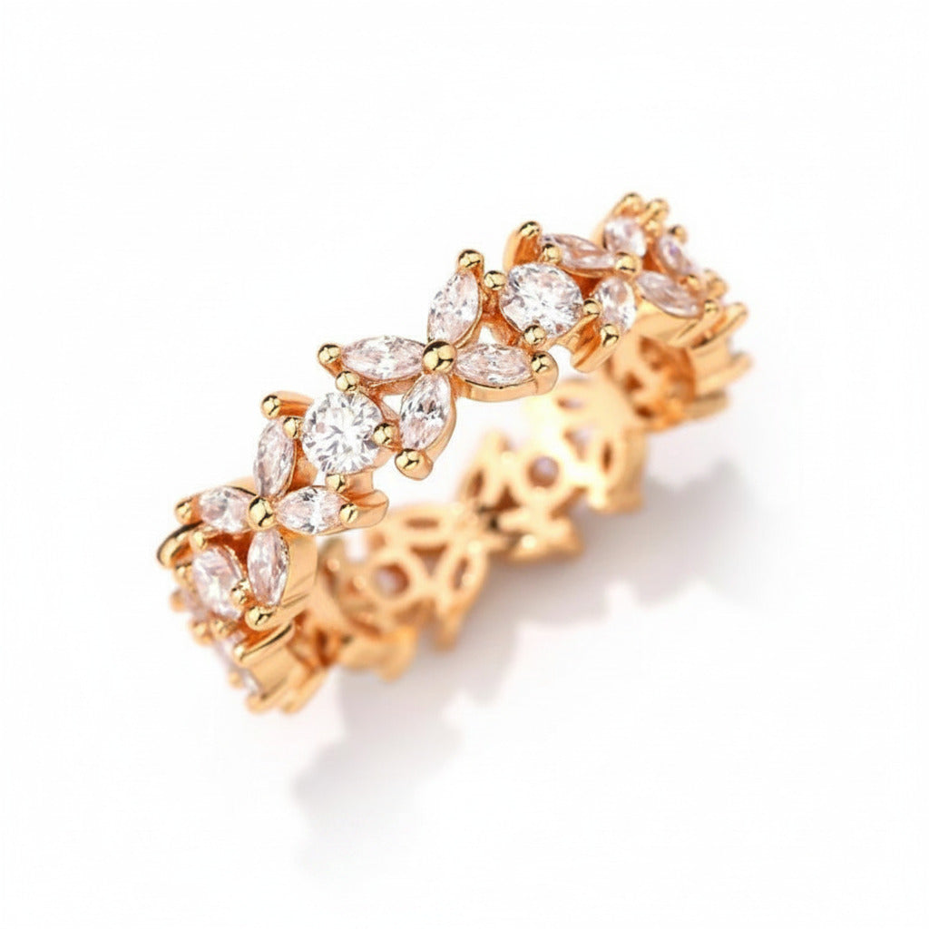 Band Marquise X Diamond Ring – Aurelian