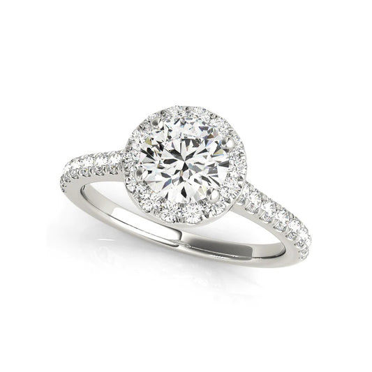 Round Halo Diamond Ring – Aurelian