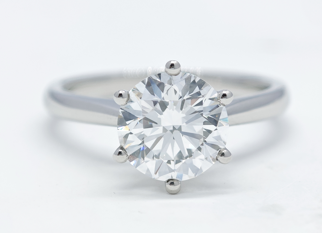 Classic Six-Prong Diamond Ring – Aurelian