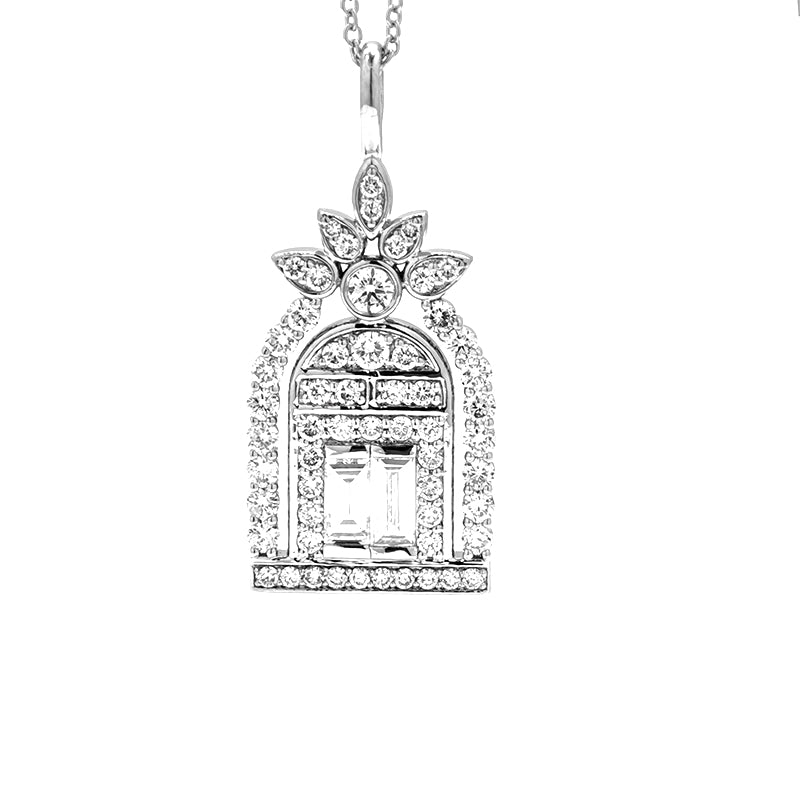 Rectangular Cut Lucky Diamond Necklace – Aurelian