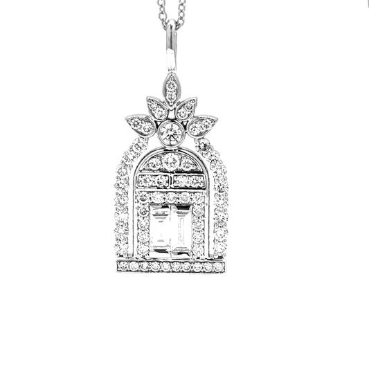 Rectangular Cut Lucky Diamond Necklace – Aurelian