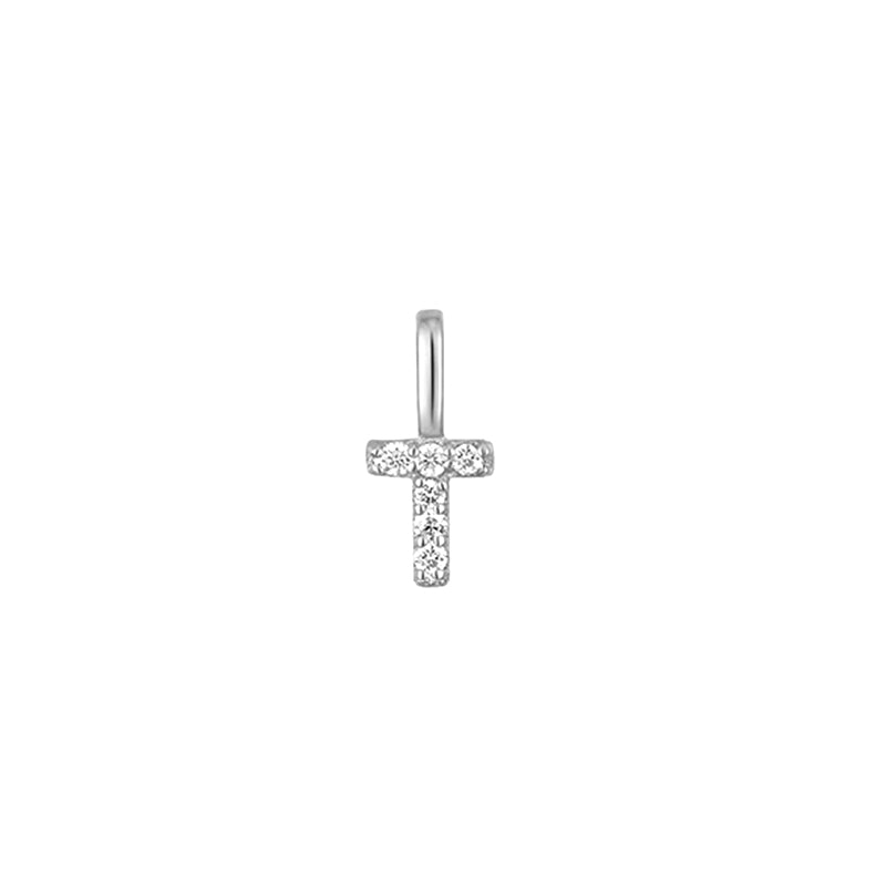 Round Letter Diamond Pendant – Aurelian