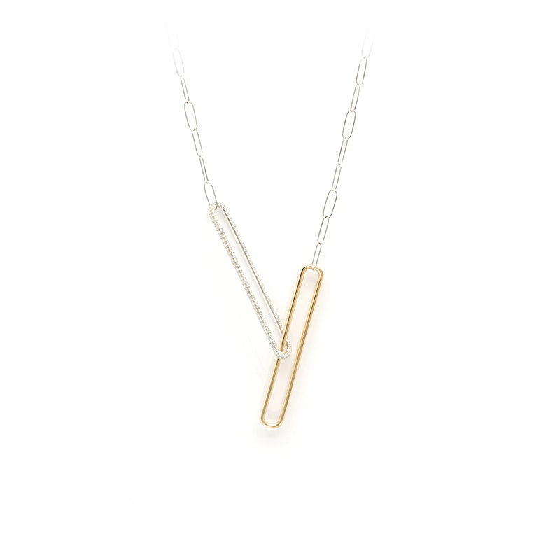 Double Loop Diamond Necklace – Aurelian