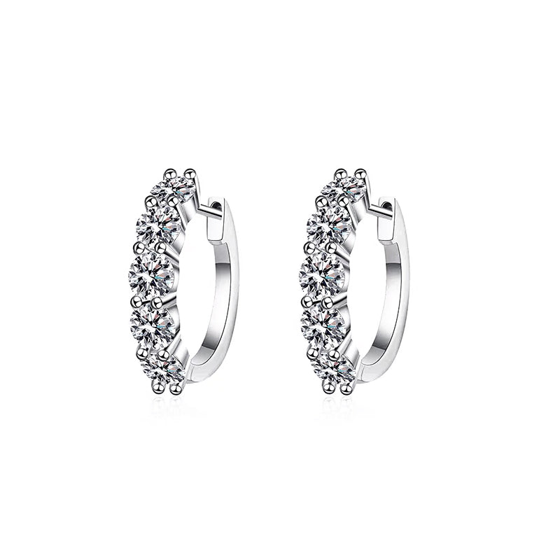 Signature Diamond Hoop Earrings – Aurelian