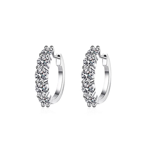 Signature Diamond Hoop Earrings – Aurelian