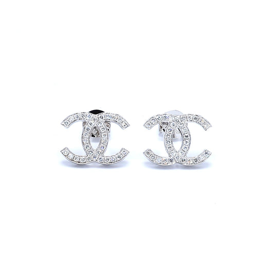 Double C Diamond Stud Earrings – Aurelian