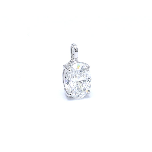 Oval Diamond Pendant – Aurelian
