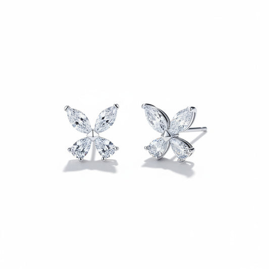 Butterfly Diamond Stud Earrings – Aurelian