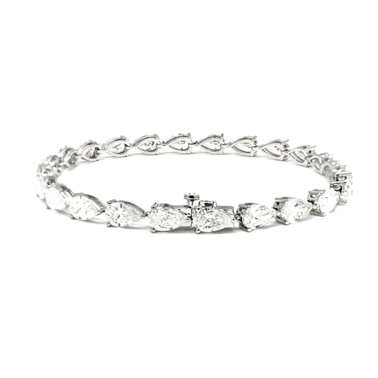 Pear Pave Diamond Bracelet – Aurelian