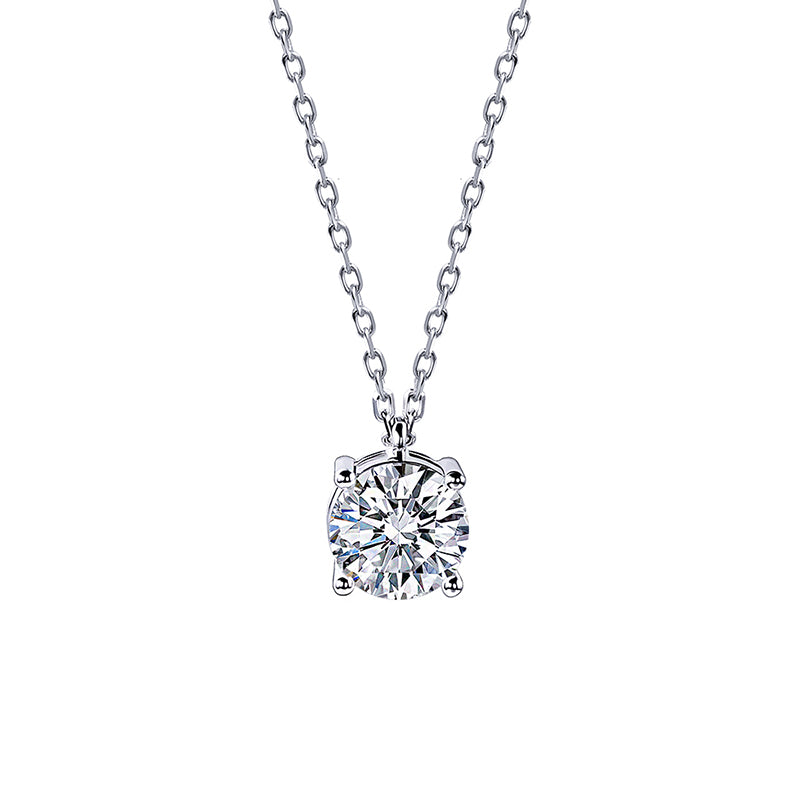 Four-Prong Diamond Necklace – Aurelian