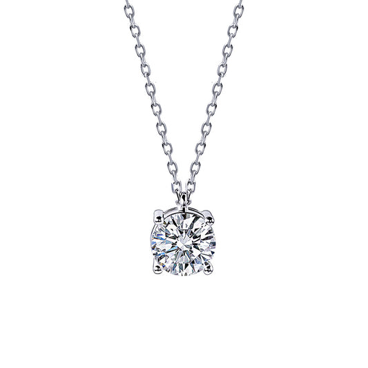 Four-Prong Diamond Necklace – Aurelian