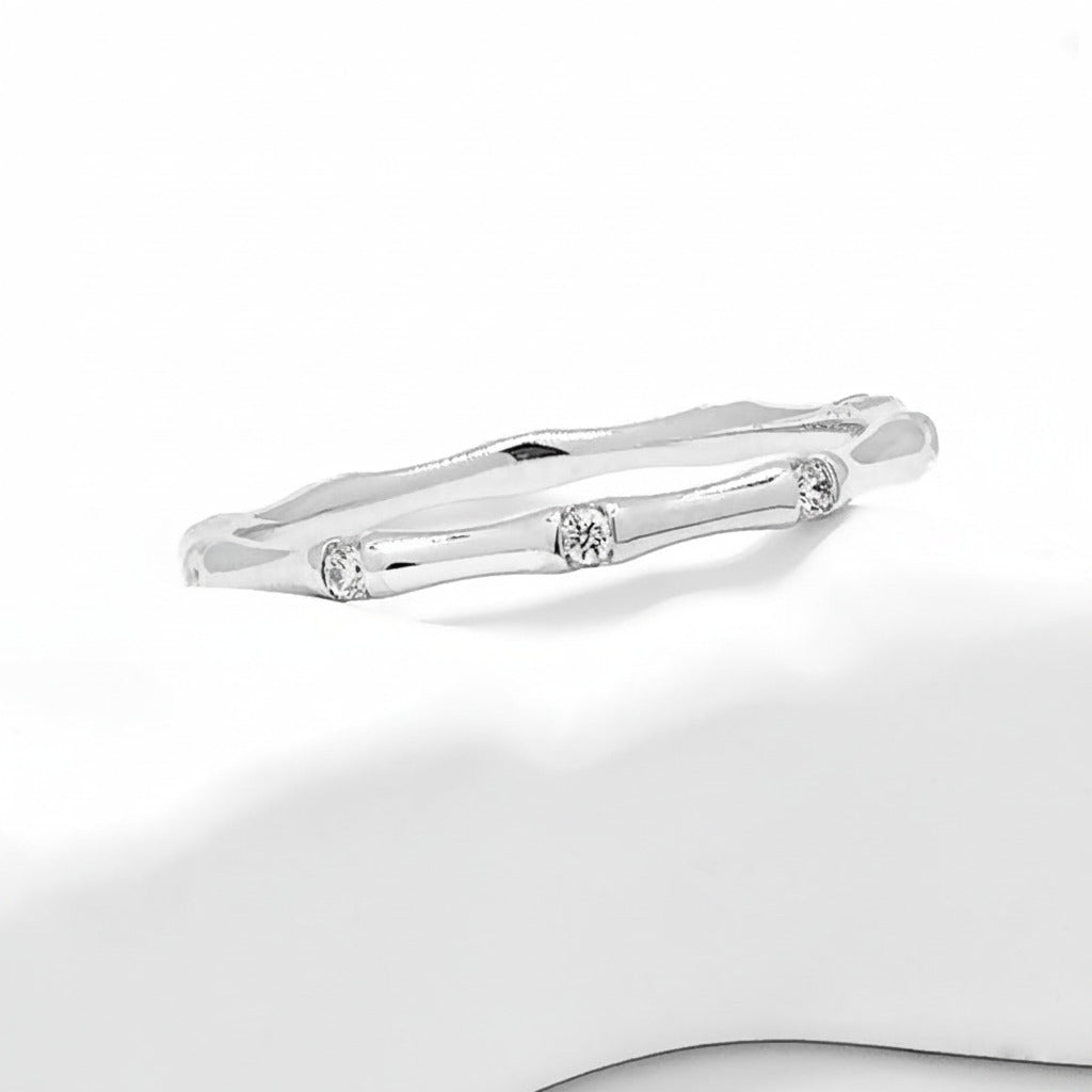 Bamboo Diamond Ring – Aurelian