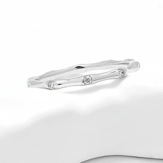 Bamboo Diamond Ring – Aurelian