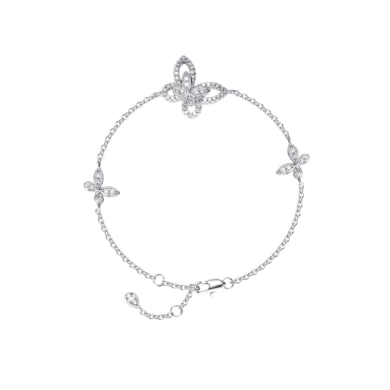 Butterfly Pave Diamond Bracelet – Aurelian