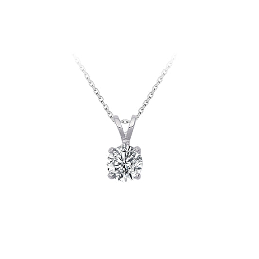 Four-Prong Bunny Ear Diamond Necklace – Aurelian