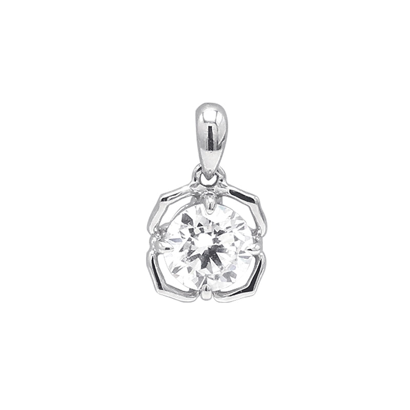 Flower Clover Diamond Pendant – Aurelian