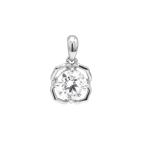 Flower Clover Diamond Pendant – Aurelian